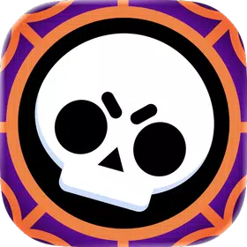 Stylized panda face icon with black ears and eyes, a small triangular nose, on a white face framed by an orange-and-purple patterned border.
