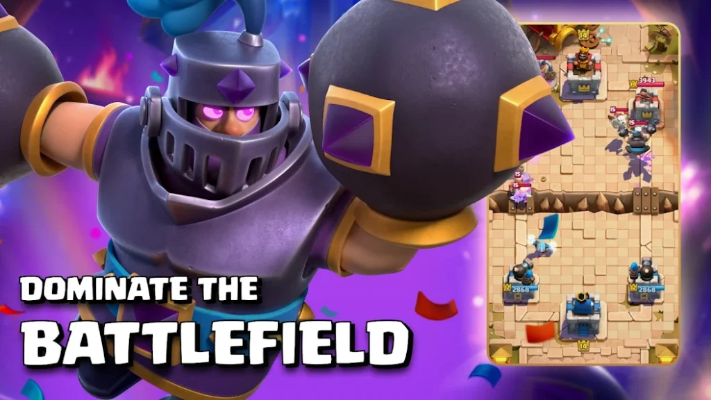Interfaz de Clash Royale en Android