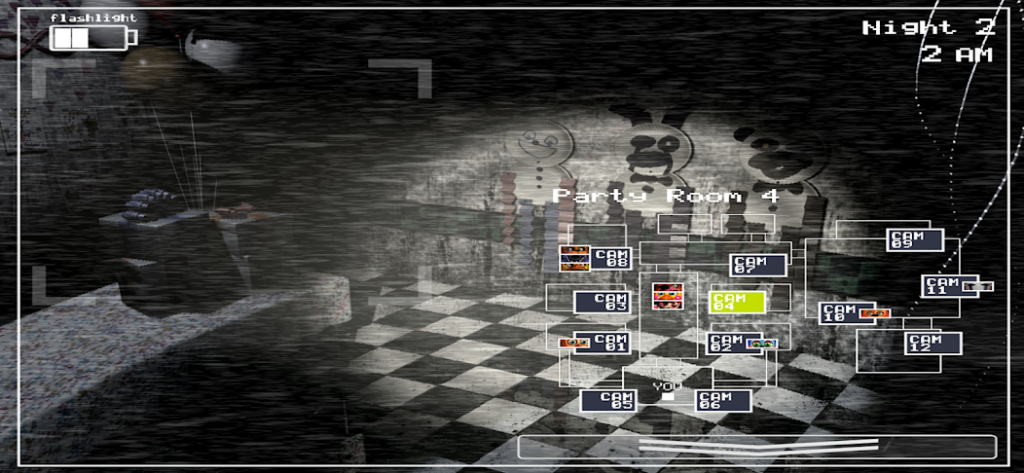 Interfaz de Five Nights at Freddy's 2 en Android