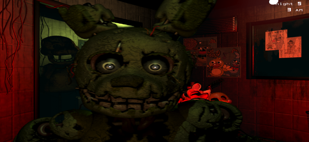 Five Nights at Freddy's 3 para Android: jugabilidad