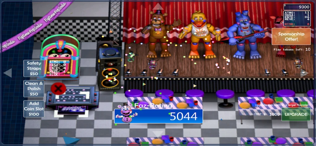 FNAF 6 para Android: jugabilidad