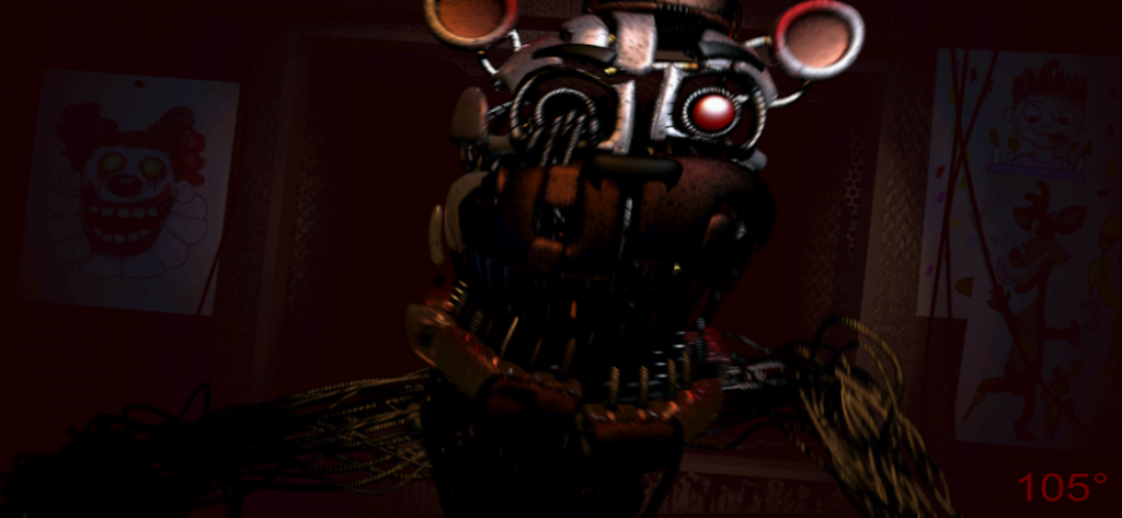 Interfaz de FNAF 6 en Android