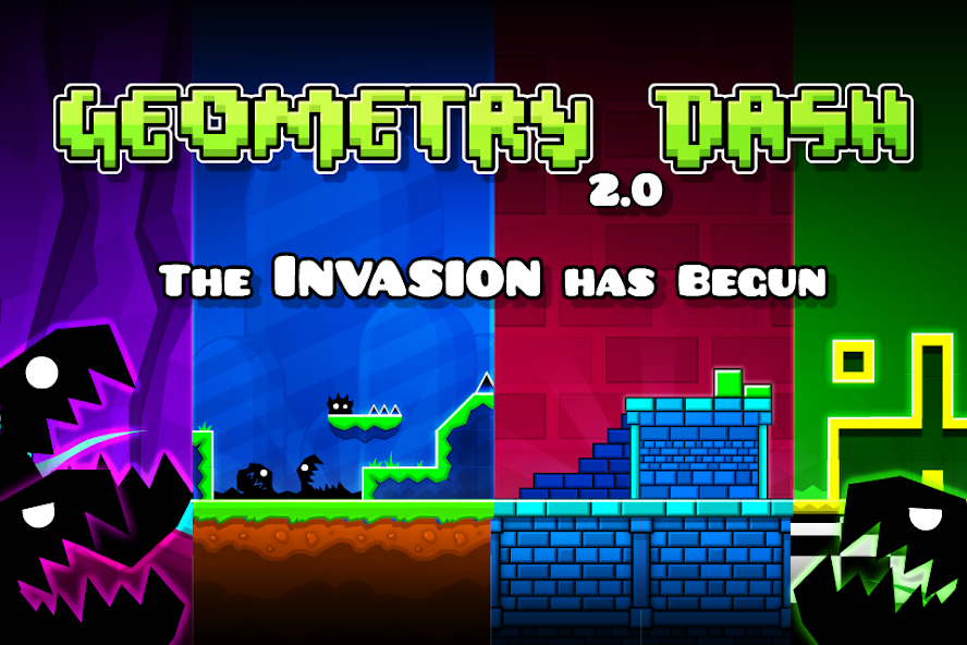 Geometry Dash APK para Android (Última Versión) 1 Captura de pantalla de Geometry Dash para Android