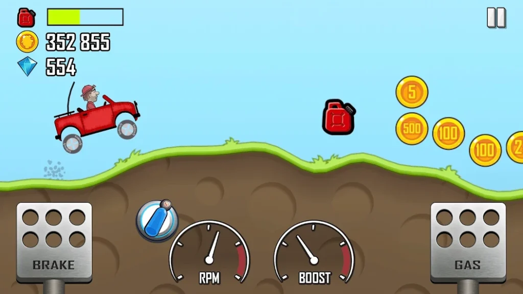 Hill Climb Racing APK para Android 1 Captura de pantalla de Hill Climb Racing para Android