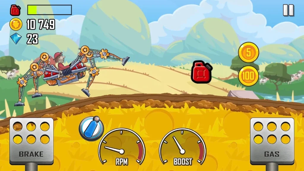 Hill Climb Racing APK para Android 2 Hill Climb Racing para Android: jugabilidad