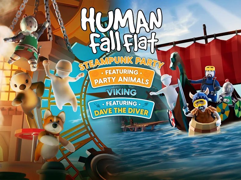 Human: Fall Flat APK Última Versión para Android 2 Human: Fall Flat para Android: jugabilidad