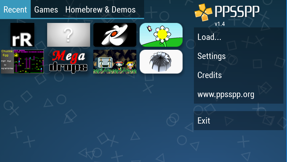 Captura de pantalla de PPSSPP Gold para Android