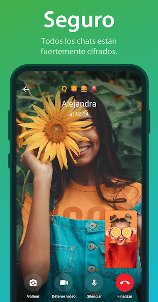 Interfaz de Telegram en Android
