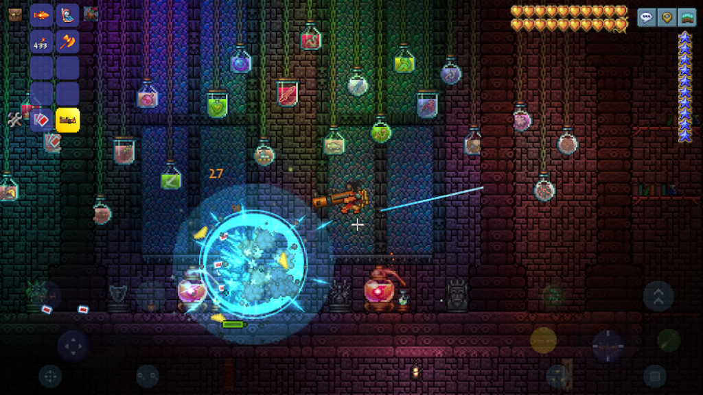 Terraria APK para Android 1 Captura de pantalla de Terraria para Android