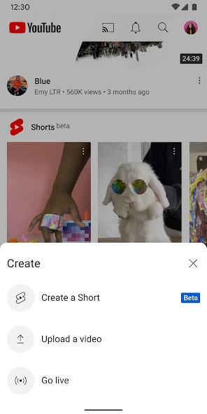 YouTube Premium APK para Android | Versión 21.37.40 (2026) 1 Captura de pantalla de YouTube para Android