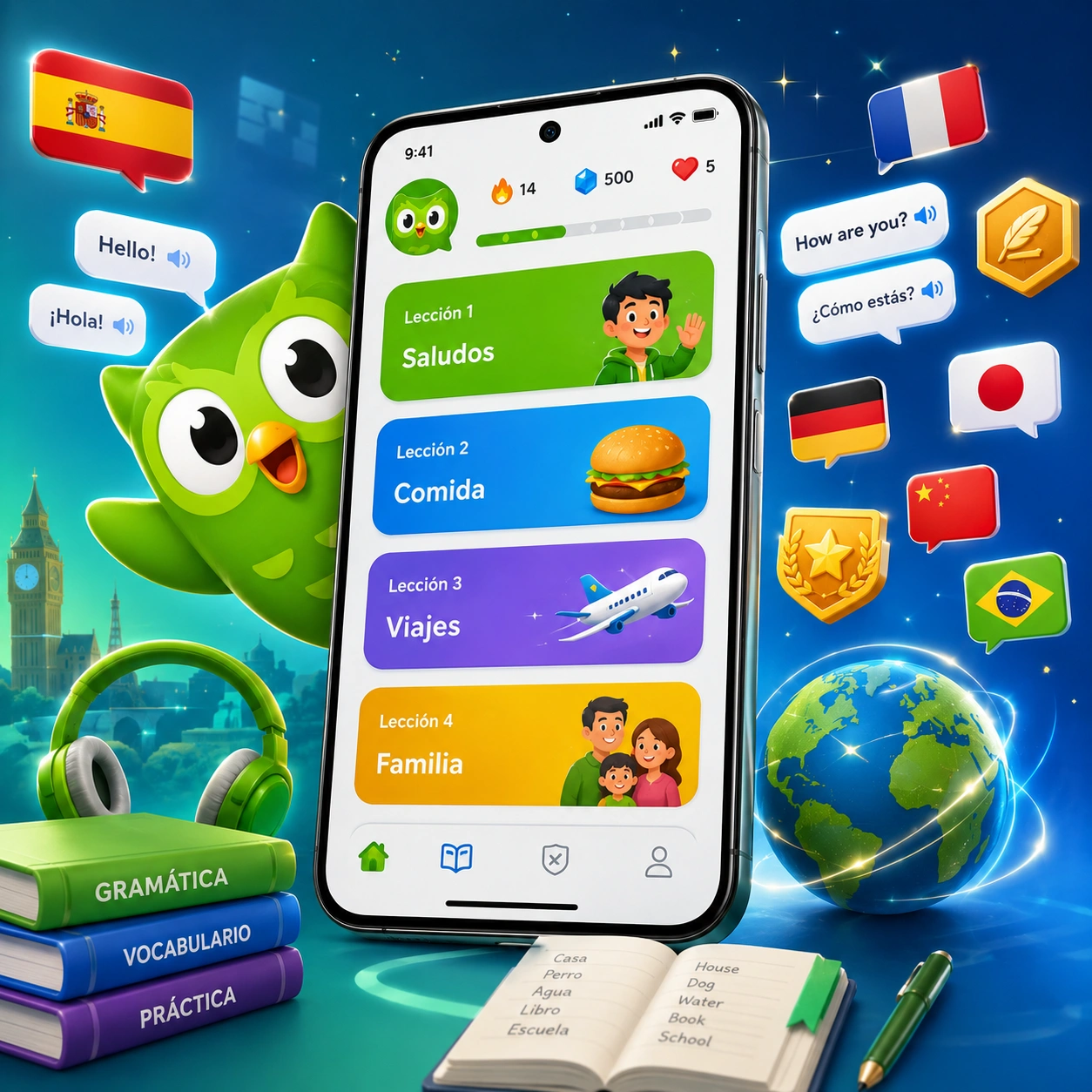 duolingo premium apk featured image