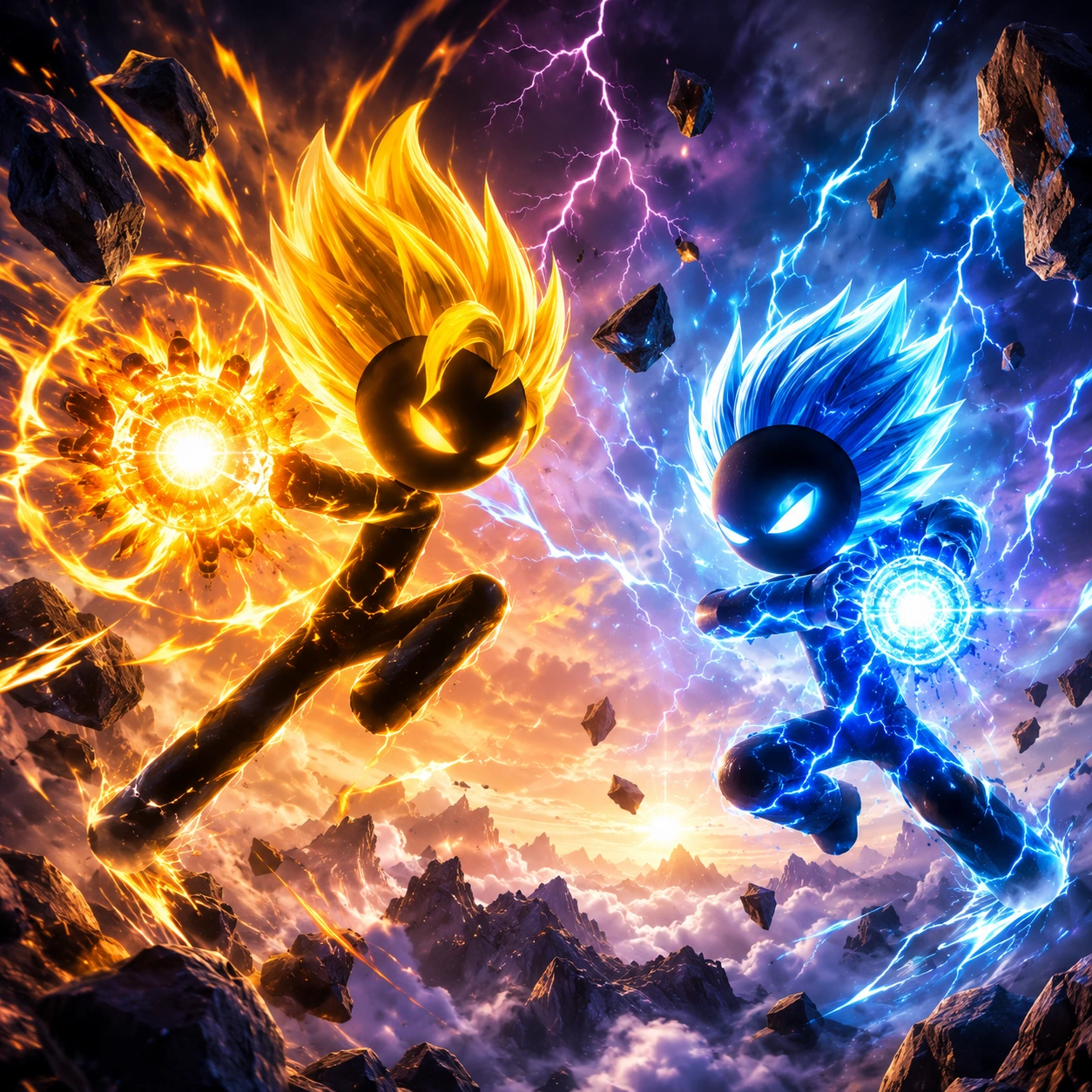 Super Stickman Dragon Warriors APK featured image