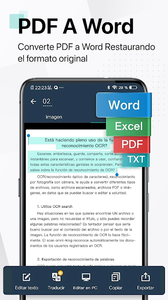 CamScanner APK 3 Interfaz de CamScanner en Android
