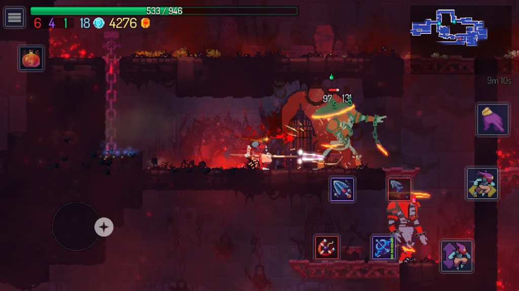 Dead Cells para Android: jugabilidad