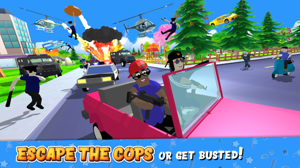 Dude Theft Wars MOD APK 1 Captura de pantalla de Dude Theft Wars para Android