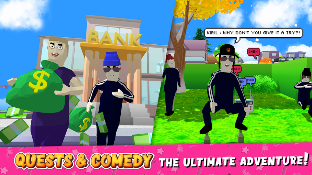 Dude Theft Wars MOD APK 2 Dude Theft Wars para Android: jugabilidad