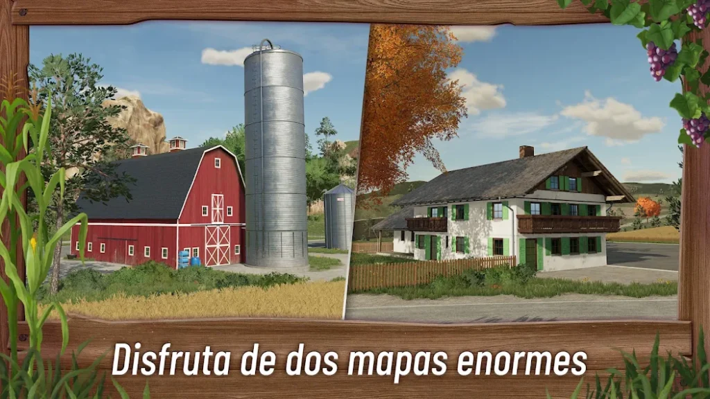 Interfaz de Farming Simulator 23 en Android