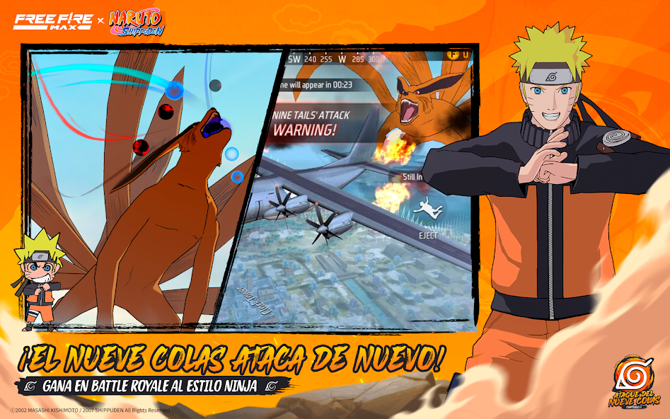 Interfaz de Free Fire MAX en Android