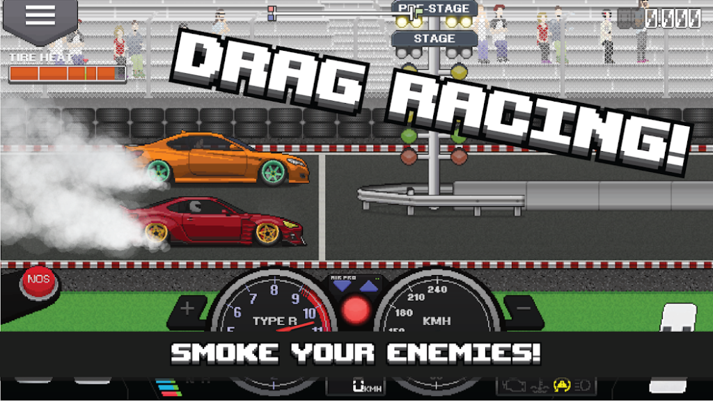 Captura de pantalla de Pixel Car Racer para Android