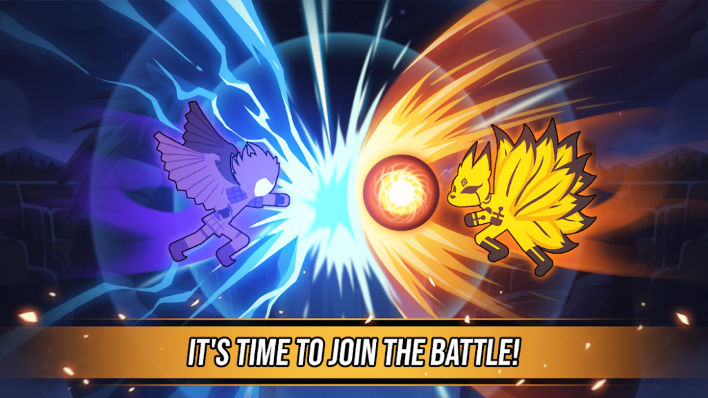 Super Stickman Dragon Warriors APK 3 Interfaz de Super Stickman Dragon Warriors en Android