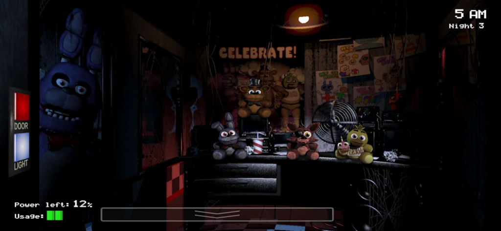 Five Nights at Freddy's APK para Android — Descargar Gratis 2026 3 Interfaz de Five Nights at Freddy's en Android